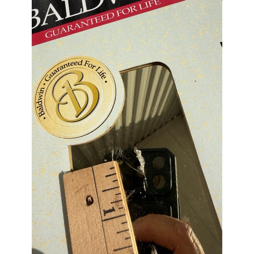 BALDWIN CUSTOM HOMES PREMIUM DOOR KICK PLATE Brass 6